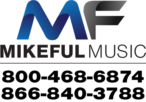 MikeFul Music Logo - 800-468-6874 or 866-840-3788